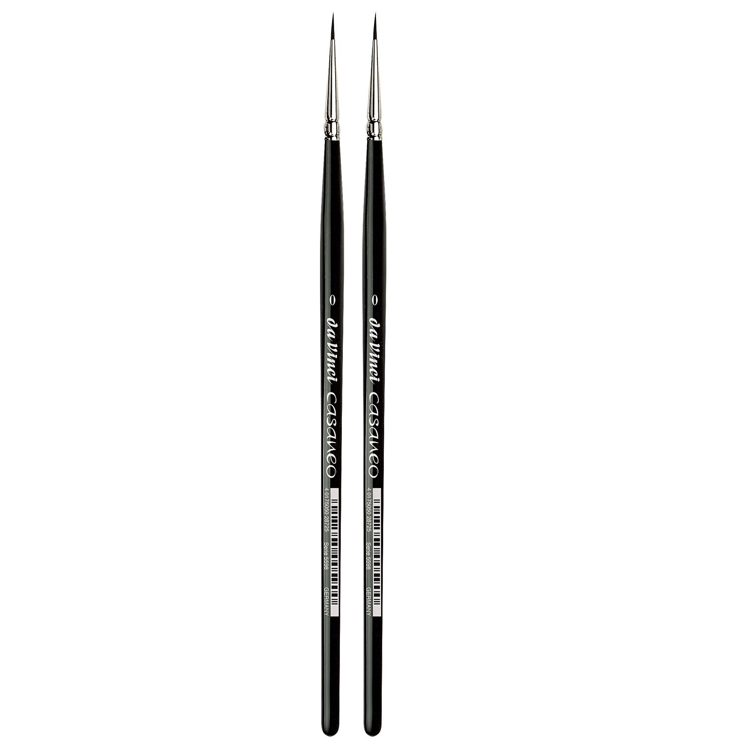 da Vinci CASANEO Mixed Media Synthetic Bristle, Round Brush, 2/Pack (DVXVA55980-2)