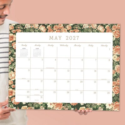 2027 TF Publishing Artisan Legacy 17" x 12" Monthly Desk or Wall Calendar, Multicolored (27-8502)