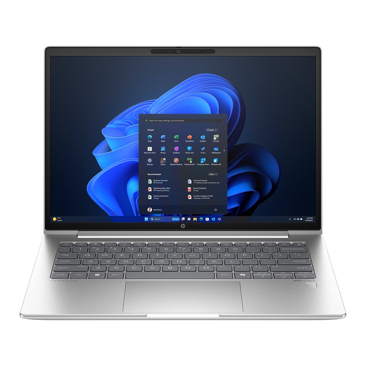 HP ProBook 440 G11 14 Laptop, Intel Core Ultra 5-125U, 16GB Memory, 512GB SSD, Windows 11 Pro (A1ND9UT#ABA)