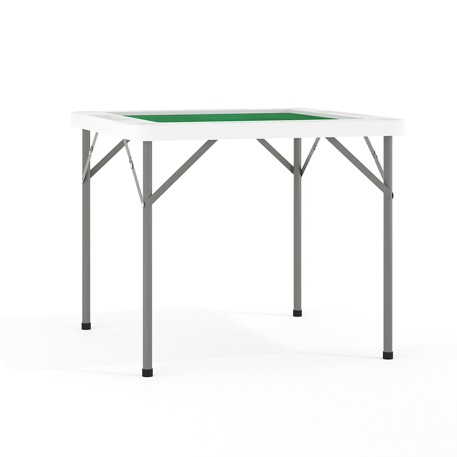 Flash Furniture Silas Folding Table, 34.5 x 34.5, Green/White (DADMJZ88)