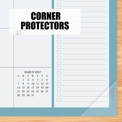 2027 Willow Creek Modern Minimalist 13.25" x 11.25" Monthly Desk or Wall Calendar, Assorted Colors (64856)