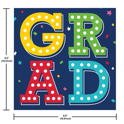 Creative Converting Glad to Be Grad Party Kit, Serves 8 (DTC9209E4A)