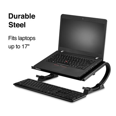 Quill Brand® Adjustable Steel Curved Laptop Stand