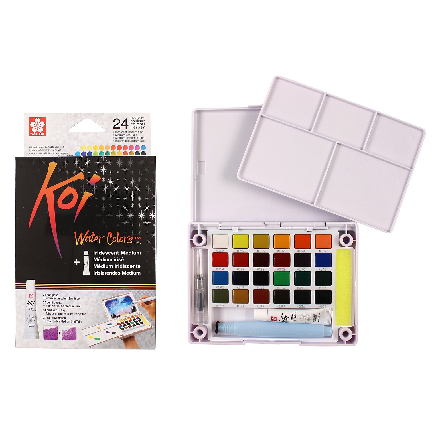 Sakura Koi Watercolor Paint, Assorted Colors, 96 Colors/Set (SAKXNCW24N5L700)