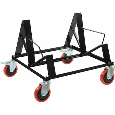 Lorell Steel Stack Chair Dolly, Black (LLR62538)