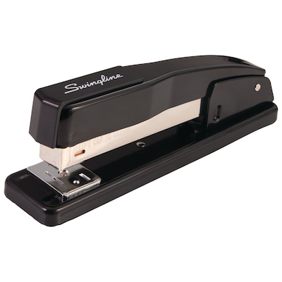 Swingline Reduced-Effort Desktop Stapler, 20-Sheet Capacity, Black (44401)