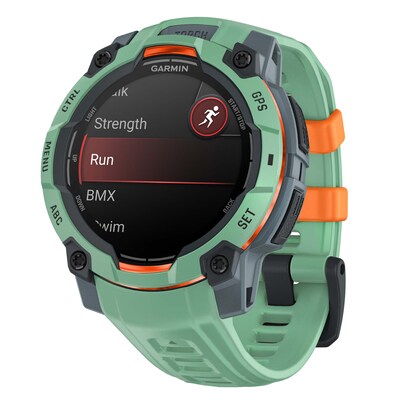 Garmin Instinct 3 AMOLED GPS Smartwatch, Neo Tropic, 45mm (GRM0293601)