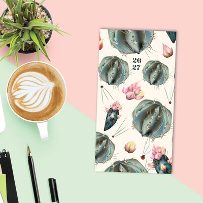 2026-2027 Willow Creek Cactus Deco 3.5" x 6.5" Monthly Planner Cover (57629X)