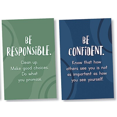 North Star Teacher Resources 11" x 17" Leadership Skills Bulletin Board Set, 8/Set (NST3504)