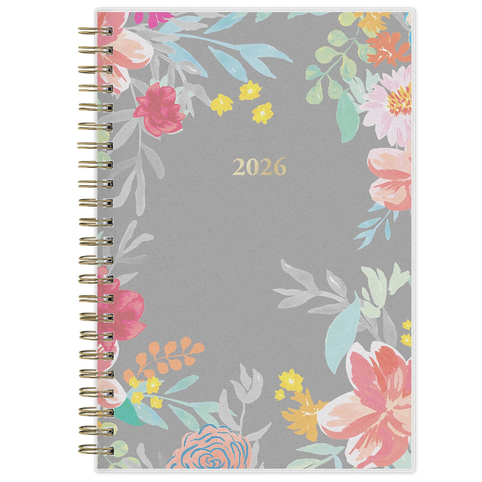 2026 Blue Sky Sophie Frosted Floral 5 x 8 Weekly & Monthly Personal Planner (140088-26)