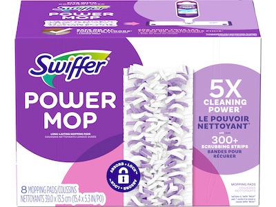 Swiffer PowerMop Mopping Pad, 8/Pack (08189)