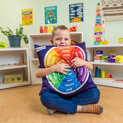Open the Joy Weighted Emotions Wheel Pillow, Multicolored (OTJ1SWHEELPILL)