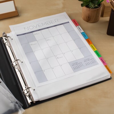 Avery Big Tab Insertable Paper Dividers, 8 Tabs, White (11222)