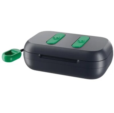 Skullcandy Dime True 2 Wireless Earbuds Headphones, Bluetooth, Dark Blue/Green (SKDS2DBWP750)