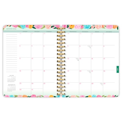 2026-2027 BrownTrout Bonnie Marcus Wire-O 6.5" x 7.75" Academic Year Weekly Student Planner, Paperboard Cover (9798330708130)