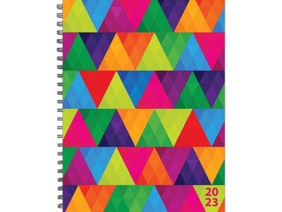 2023 Willow Creek Colorful Geometric 6.5 x 8.5 Weekly Planner, Multicolor (30301)