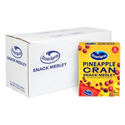 Ocean Spray Pineapple Cran Snack Medley, 1 oz, 10/Pack (307-00425)