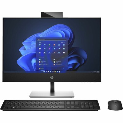 HP ProOne 440 G9 23.8 All in One Desktop Computer, Intel Core i5-12500, 8GB RAM, 256GB SSD, Windows