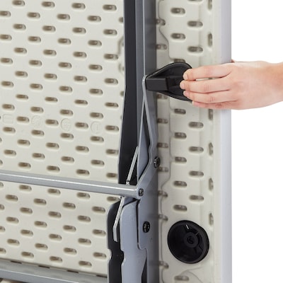 NPS Flip-N-Store Training Table, 24 x 60, Speckled Gray  (BPFT24601)