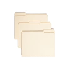 Smead File Folders, Reinforced 1/3-Cut Tab, Letter Size, Manila, 100/Box (10334)