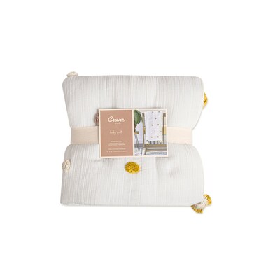 Baby Crane Kendi Pom Pom Blanket (BC-120BL-1)