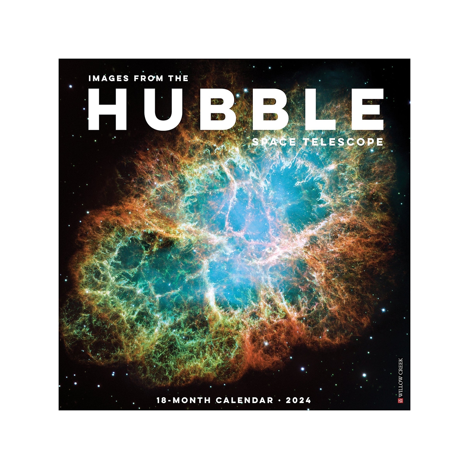 2024 Willow Creek Hubble Space Telescope 12 x 12 Monthly Wall Calendar (34033X)