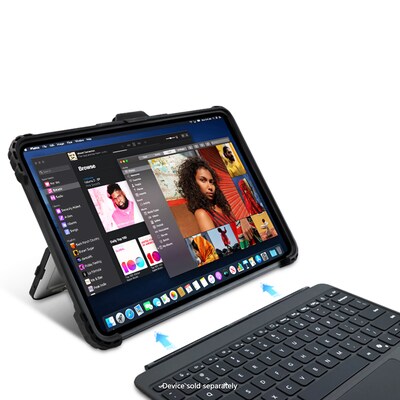 SaharaCase Raider Series Heavy Duty Case with Hand Strap for Microsoft Surface Pro 12", Shoulder Strap, Crystal Clear (TB00482)