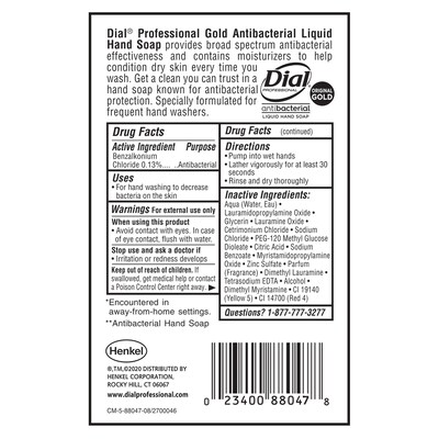 Dial Gold Liquid Hand Soap, 128 oz. (88047)