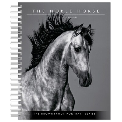 2023 BrownTrout The BrownTrout Portrait Series: The Noble Horse 6 x 7.75 Weekly Engagement Planner Calendar (9781975456276)