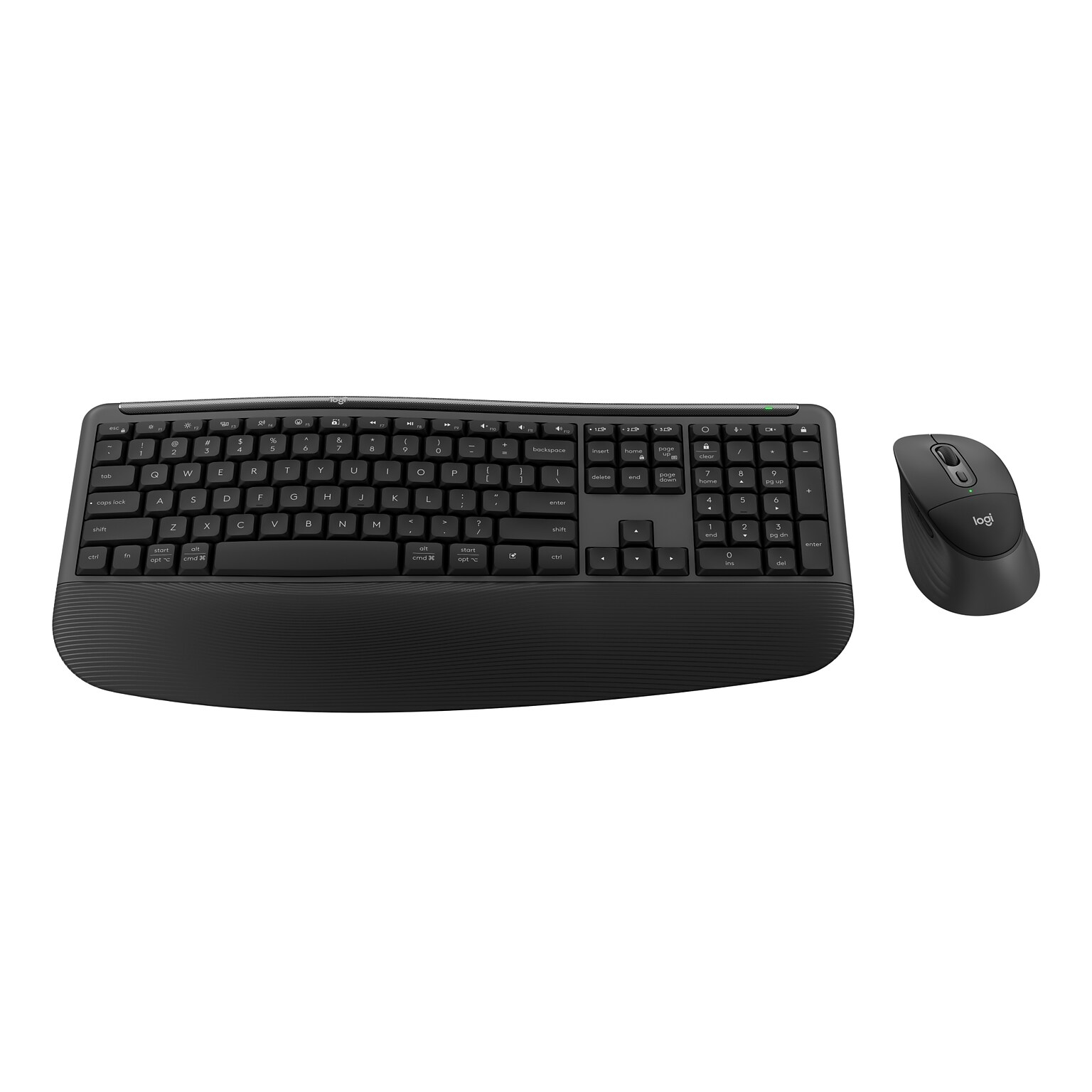 Logitech Signature Comfort Plus Combo MK880 Wireless Keyboard and Mouse Combo, Black (920-013968)