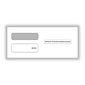 ComplyRight Moistenable Glue Security Tinted Double-Window Tax Envelopes, 3 7/8" x 8 3/8", 50/Pack (DW19W)