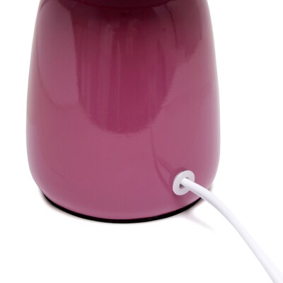 Simple Designs Table Lamp, Mauve (LT1134-MVE)