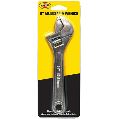 Pennzoil 6 Adjustable Wrench, 6/Pack, 20 Packs/Carton (14722)