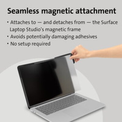 Kensington MagPro Elite Anti-Glare Privacy Screen for 14.4" Surface Laptop Studio, 3:2 (K51701WW)