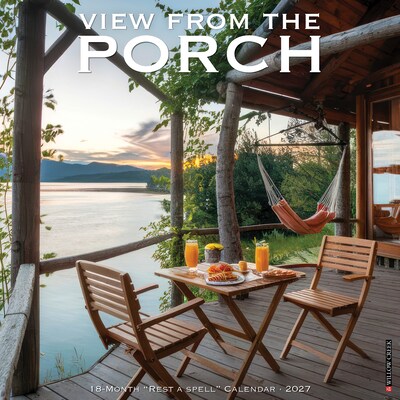 2027 Willow Creek Porch View 12 x 12 Monthly Wall Calendar (61886)