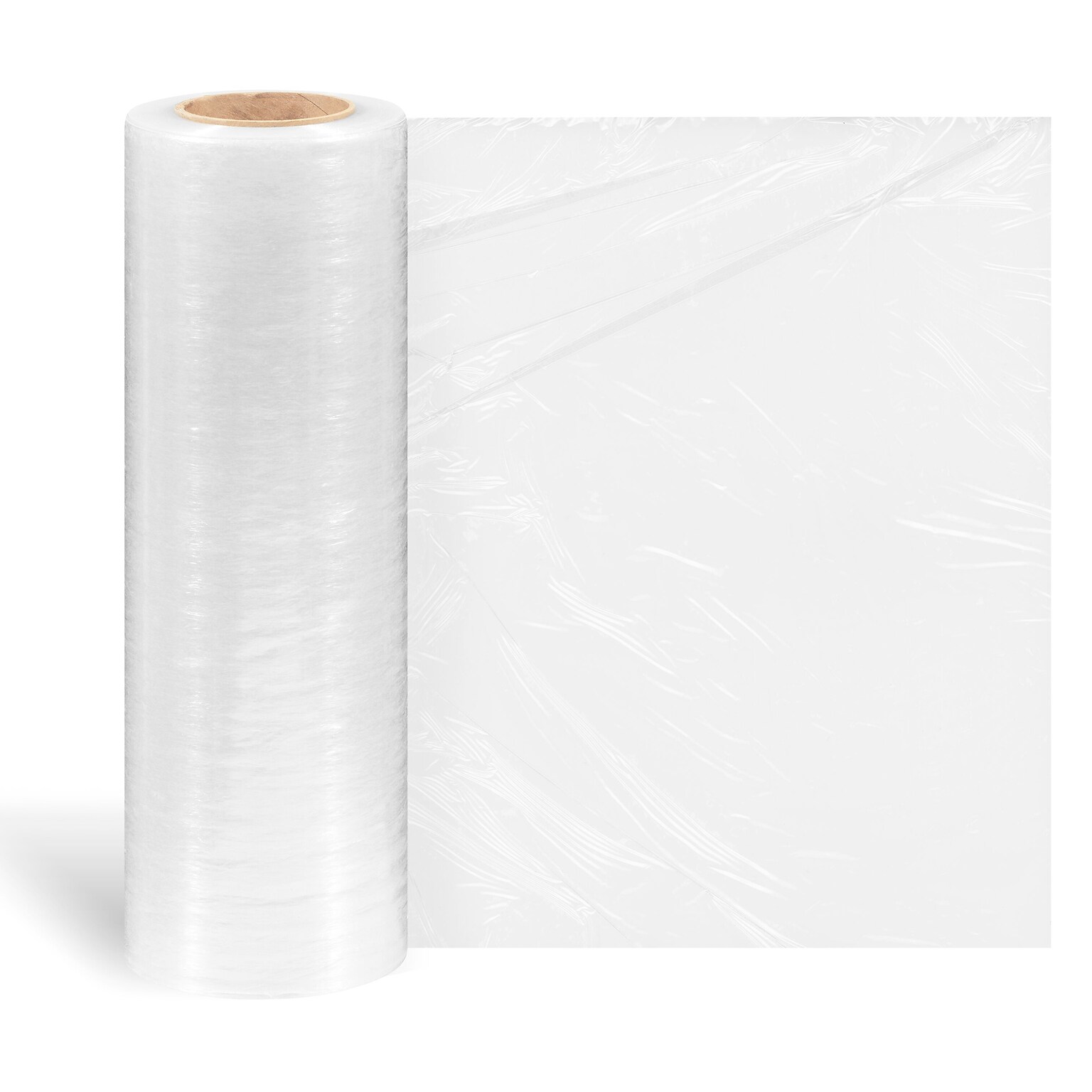 16 x 1476 47 Gauge Cast Stretch Wrap, Clear, 4/Carton (CW56715)