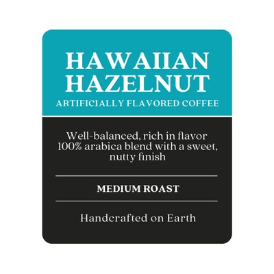 Copper Moon Hawaiian Hazelnut Beans Coffee, Medium Roast, 32 oz. (260286)