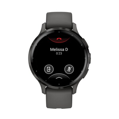 Garmin Venu 3S Smartwatch, GPS, 41mm, Pebble Gray Silicone Band (010-02785-00)