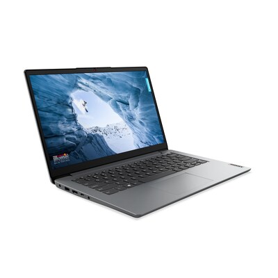 Lenovo IdeaPad 1i 14 Laptop, Intel Celeron N4500, 4GB RAM, 128GB eMMC, Windows 11 Home S Mode (82LV0075US)