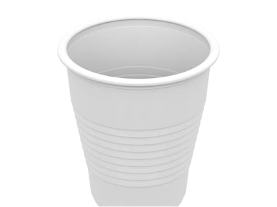 Dynarex 5 oz. Plastic Disposable Cup, White, 50/Pack, 20 Packs/Carton (4236)