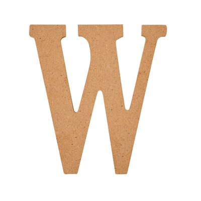 Plaid MDF Letters, 5, Brown Oxide, 12/Pack (PDE63576-12)
