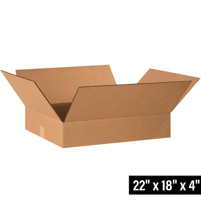 22 x 18 x 4 Shipping Boxes, 32 ECT, 25/Bundle (22184)