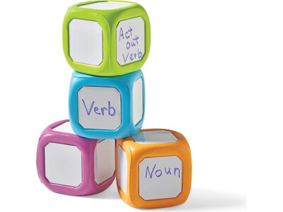 hand2mind Write-On/Wipe-Off Dice Set (64203)