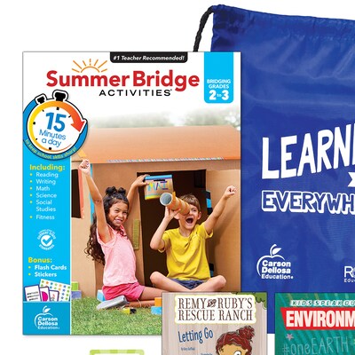 Summer Bridge Activities Summer Bridge Essentials Backpack, Grade 2-3 Workbook, 8/Set (CD-745384B)