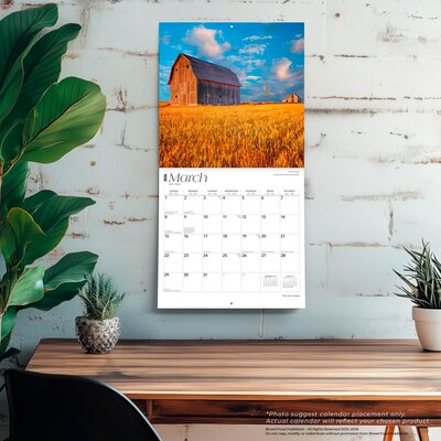 2026 BrownTrout The Gem State Idaho Places 12" x 12" Monthly Wall Calendar (9798330705870)