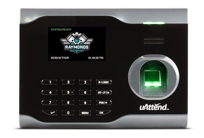 uAttend Cloud-Based Fingerprint Time Clock System, Black (BN6000SC)