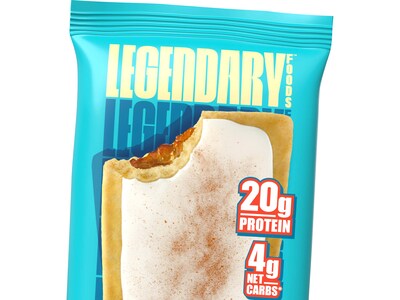 Legendary Foods Brown Sugar Cinnamon Protein Pastry, 2.2 oz., 10/Box (10087)