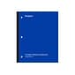 Staples Wireless 1-Subject Notebook, 8.5" x 11", College Ruled, 80 Sheets, Blue (TR58378)