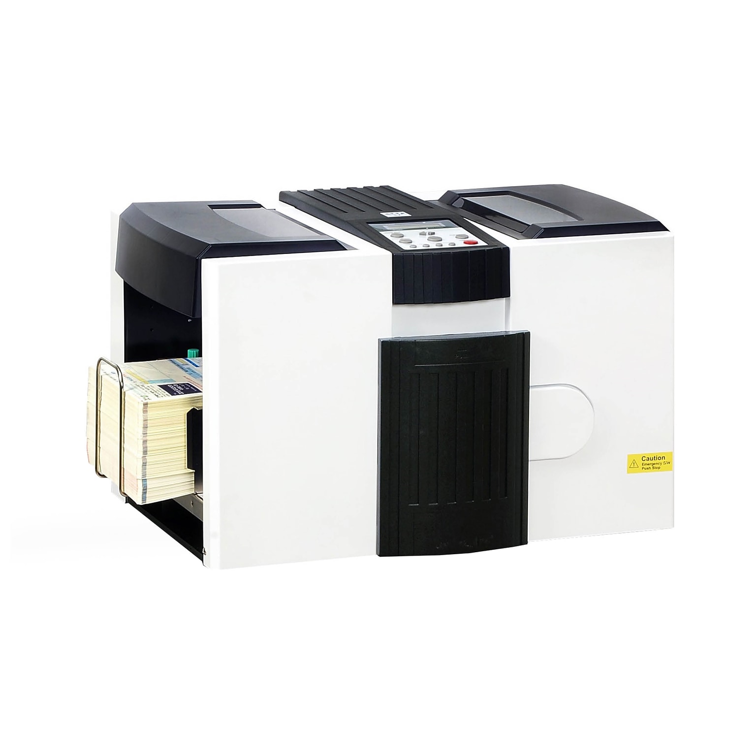 MBM ES8500 Pressure Sealer, Capacity 9,000 Sheets/Hour, V, C, F, Double Parallel, Window Folds, Angled Seal, White  (ES0790)
