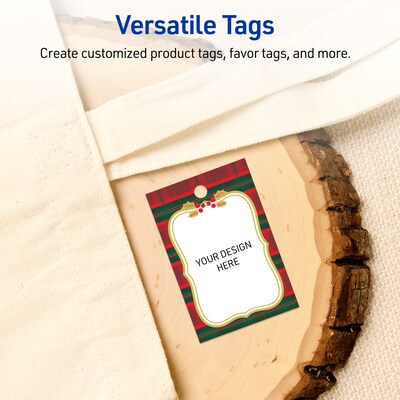 Avery  3" Blank Price & Merchandise Tags, White, 80/Carton (S00-FEK-PRMWT10)